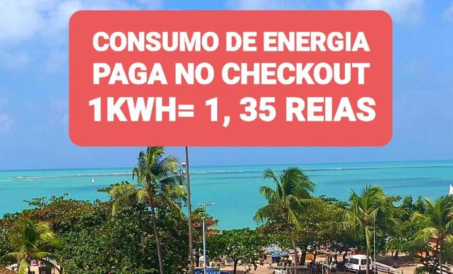 Na Beira Mar De Pajucara- Edif Neo- Apartamento Quarto E Sala- Tem Varanda - Vista Lateral Do Mar- Rua Julio Plech Filho 60 Esquina Com Avenida Doutor Antonio Gouveia - Consumo Eletrico E Pago No Ckeck-Out 1Kwh E 1,35 Reias Maceio  Luaran gambar